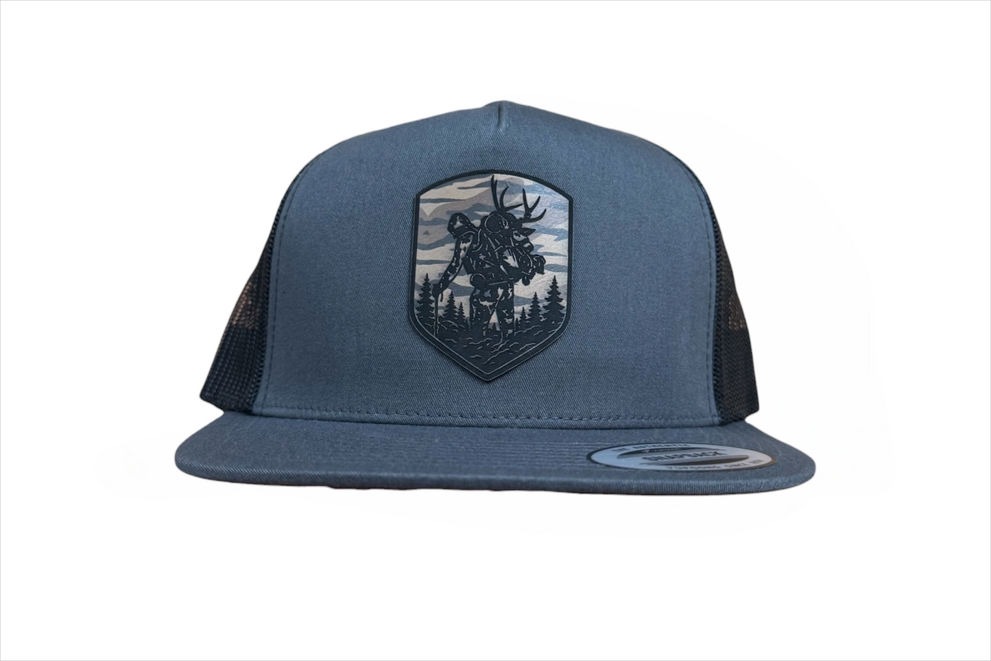 GREY CAMO BUCK FLATBRIM
