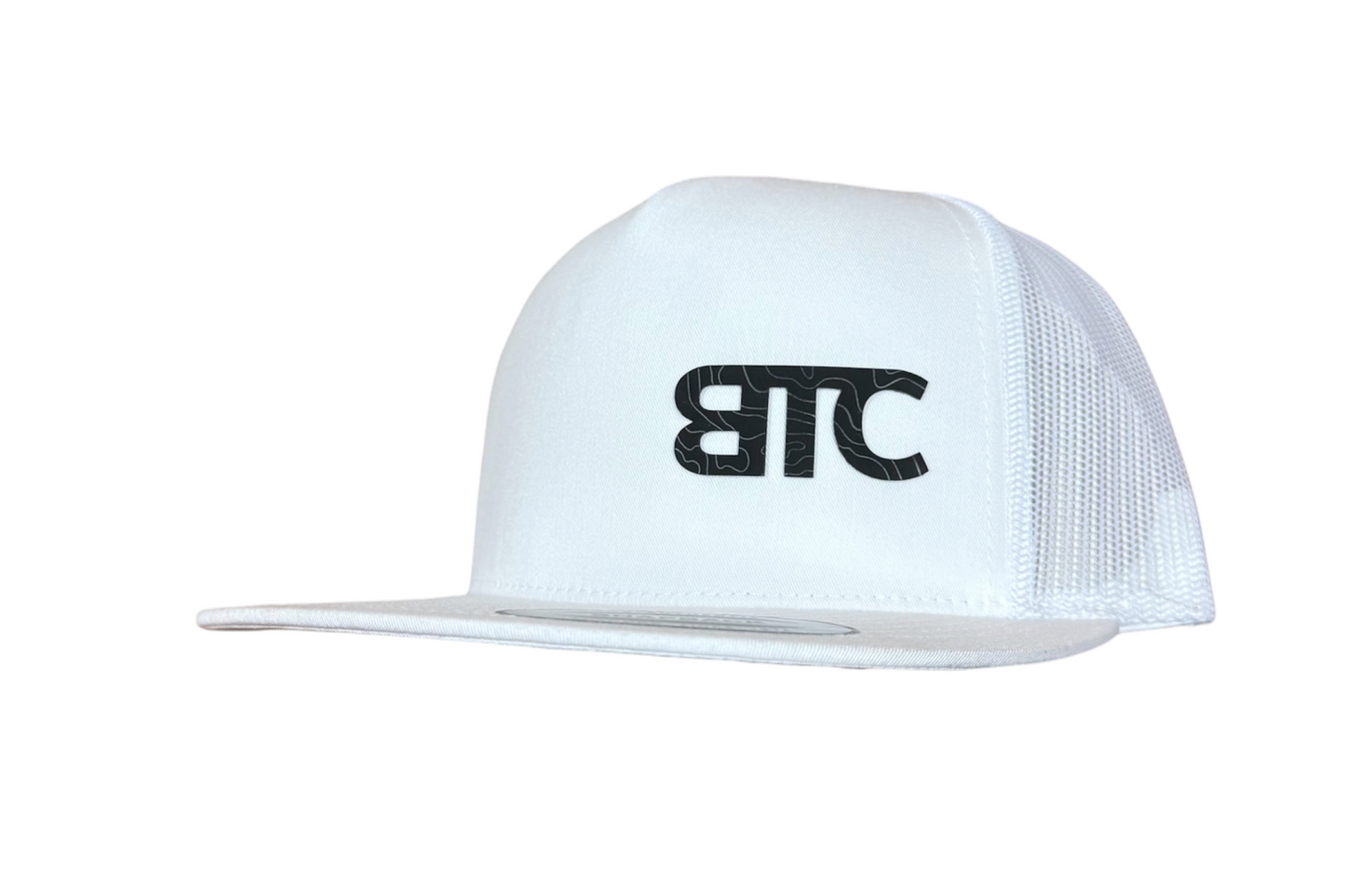 WHITE TOPO BTC FLATBRIM