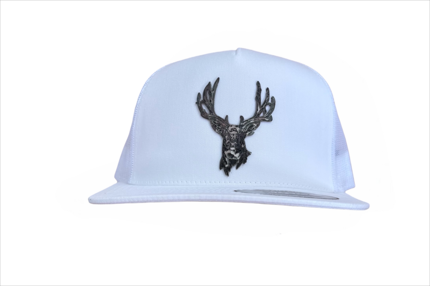 WHITE CAMO BUCK FLATBRIM