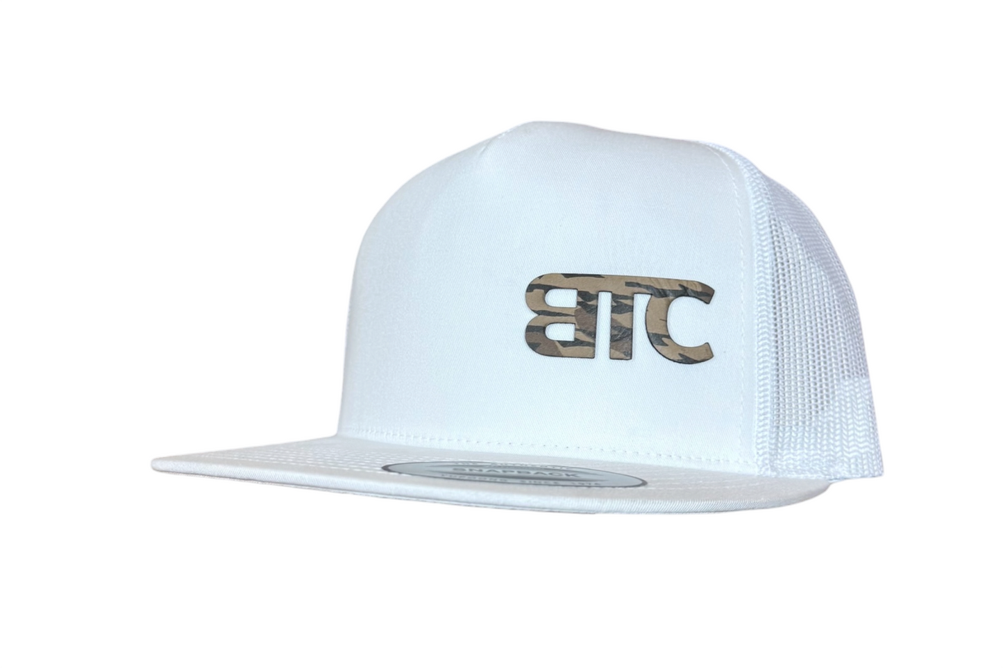 WHITE CAMO BTC FLATBRIM