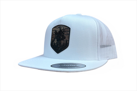 WHITE CAMO FLATBRIM